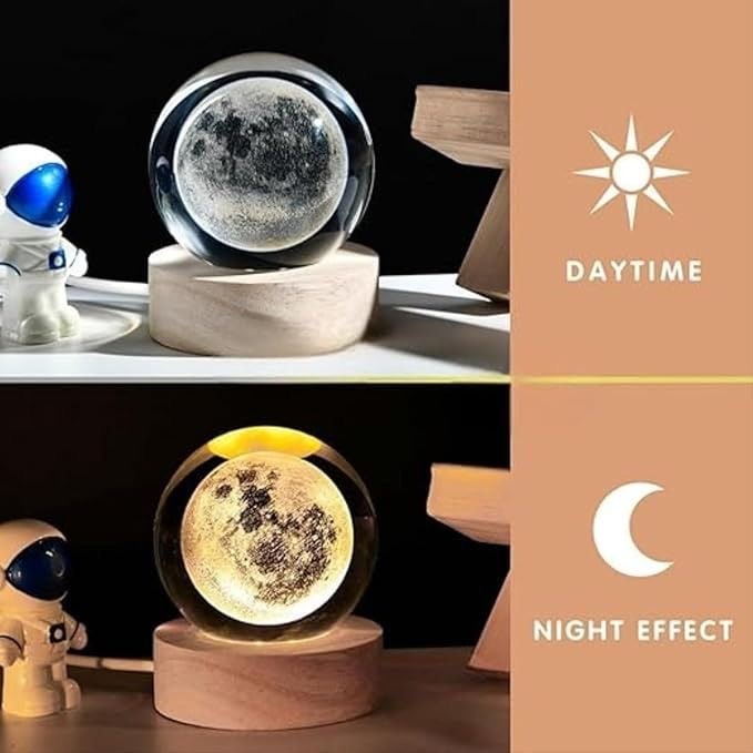 Lunar Crystal Moon Lamp