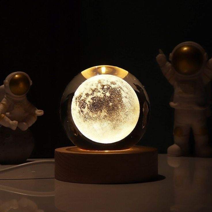 Lunar Crystal Moon Lamp